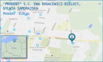 PRODENT - "PRODENT" S.C. EWA ROGACEWICZ-BIELUCY, SYLWIA SAMORAJSKA - GENERAŁA JÓZEFA BEMA 80,  ELBLĄG