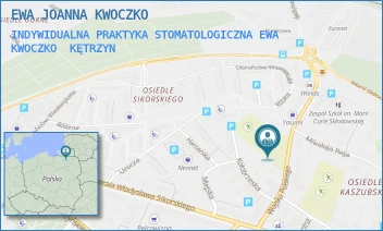 INDYWIDUALNA PRAKTYKA STOMATOLOGICZNA EWA KWOCZKO - EWA JOANNA KWOCZKO - WOJSKA POLSKIEGO 9,  KĘTRZYN