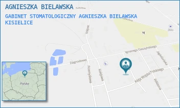 GABINET STOMATOLOGICZNY AGNIESZKA BIELAWSKA - AGNIESZKA BIELAWSKA - SPORTOWA 1,  KISIELICE