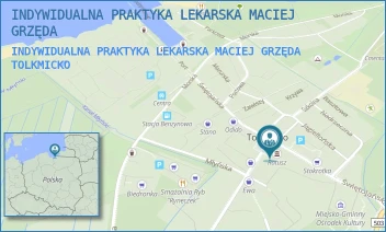 INDYWIDUALNA PRAKTYKA LEKARSKA MACIEJ GRZĘDA - INDYWIDUALNA PRAKTYKA LEKARSKA MACIEJ GRZĘDA - PL.WOLNOŚCI 1,  TOLKMICKO