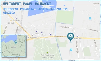HELIODENT PORADNIA STOMATOLOGICZNA IPL - HELIODENT PAWEŁ HOJNACKI - TRAUGUTTA 13/119,  NIDZICA