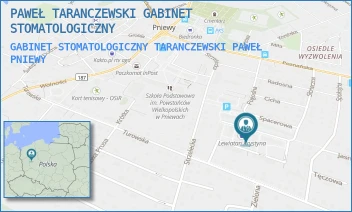 GABINET STOMATOLOGICZNY TARANCZEWSKI PAWEŁ - PAWEŁ TARANCZEWSKI GABINET STOMATOLOGICZNY - SPACEROWA 14,  PNIEWY