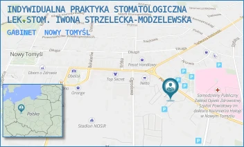 GABINET - INDYWIDUALNA PRAKTYKA STOMATOLOGICZNA LEK.STOM. IWONA STRZELECKA-MODZELEWSKA - POZNAŃSKA 30,  NOWY TOMYŚL
