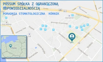 PORADNIA STOMATOLOGICZNA - POSSUM SPÓŁKA Z OGRANICZONĄ ODPOWIEDZIALNOŚCIĄ - DWORCOWA 11,  KÓRNIK