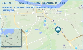 GABINET STOMATOLOGICZNY DAGMARA BIELAK - GABINET STOMATOLOGICZNY DAGMARA BIELAK - POZNAŃSKA 16/17/C2,  SIERAKÓW