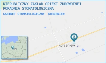 GABINET STOMATOLOGICZNY - NIEPUBLICZNY ZAKŁAD OPIEKI ZDROWOTNEJ PORADNIA STOMATOLOGICZNA - 116,  KORZENIEW