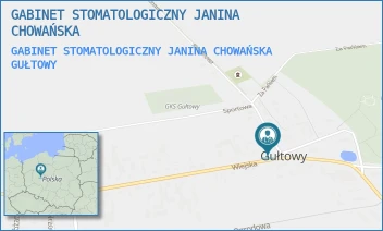 GABINET STOMATOLOGICZNY JANINA CHOWAŃSKA - GABINET STOMATOLOGICZNY JANINA CHOWAŃSKA - KASZTANOWA 1,  GUŁTOWY