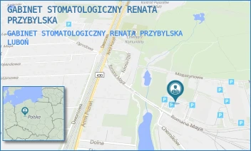 GABINET STOMATOLOGICZNY RENATA PRZYBYLSKA - GABINET STOMATOLOGICZNY RENATA PRZYBYLSKA - DR ROMANA MAYA 1A,  LUBOŃ