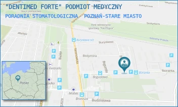 PORADNIA STOMATOLOGICZNA - "DENTIMED FORTE" PODMIOT MEDYCZNY - BORANTA 15,  POZNAŃ-STARE MIASTO