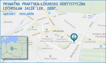 GABINET - PRYWATNA PRAKTYKA LEKARSKO DENTYSTYCZNA LECHOSŁAW JASIK LEK. DENT. - KALISKA 8,  ODOLANÓW