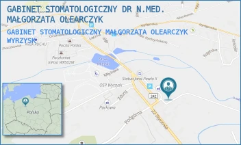 GABINET STOMATOLOGICZNY MAŁGORZATA OLEARCZYK - GABINET STOMATOLOGICZNY DR N.MED. MAŁGORZATA OLEARCZYK - PLAC WOJSKA POLSKIEGO 19,  WYRZYSK