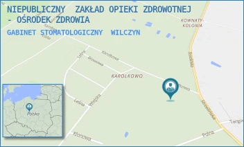 GABINET STOMATOLOGICZNY - NIEPUBLICZNY  ZAKŁAD OPIEKI ZDROWOTNEJ - OŚRODEK ZDROWIA ANDRZEJ SZYMANIAK - KAROLKOWA 7,  WILCZYN