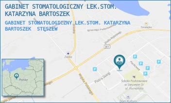 GABINET STOMATOLOGICZNY LEK.STOM. KATARZYNA BARTOSZEK - GABINET STOMATOLOGICZNY LEK.STOM. KATARZYNA BARTOSZEK - PIOTRA SKARGI 22,  STĘSZEW