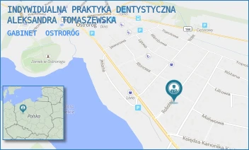 GABINET - INDYWIDUALNA PRAKTYKA DENTYSTYCZNA ALEKSANDRA TOMASZEWSKA - ROBOTNICZA 10,  OSTRORÓG
