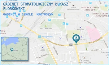 GABINET W SZKOLE - GABINET STOMATOLOGICZNY ŁUKASZ FLORKOWSKI - MICKIEWICZA 11,  KROTOSZYN