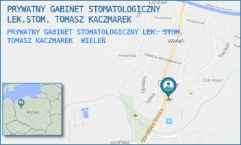 PRYWATNY GABINET STOMATOLOGICZNY LEK. STOM. TOMASZ KACZMAREK - PRYWATNY GABINET STOMATOLOGICZNY LEK.STOM. TOMASZ KACZMAREK - SZKOLNA 2,  WIELEŃ