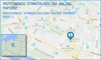 PRZYCHODNIA STOMATOLOGICZNA HALINA PAPIERZ - PRZYCHODNIA STOMATOLOGICZNA HALINA PAPIERZ - PCK 8/135,  KOŁO