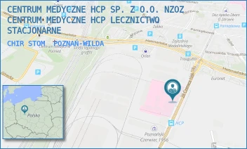 CHIR STOM - CENTRUM MEDYCZNE HCP SP. Z O.O. NZOZ CENTRUM MEDYCZNE HCP LECZNICTWO STACJONARNE - 28 CZERWCA 1956 194,  POZNAŃ-WILDA