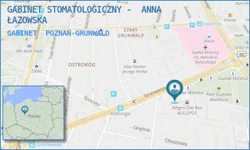 GABINET - GABINET STOMATOLOGICZNY -  ANNA ŁAZOWSKA - GRUNWALDZKA 50,  POZNAŃ-GRUNWALD