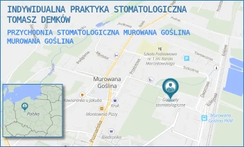 PRZYCHODNIA STOMATOLOGICZNA MUROWANA GOŚLINA - INDYWIDUALNA PRAKTYKA STOMATOLOGICZNA TOMASZ DEMKÓW - DWORCOWA 10,  MUROWANA GOŚLINA