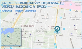 GABINET - GABINET STOMATOLOGICZNY GROCHOWSKA 110 ANDRZEJ BASZKOWSKI W SPADKU - GROCHOWSKA 110,  POZNAŃ-GRUNWALD
