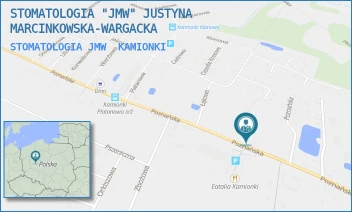 STOMATOLOGIA JMW - STOMATOLOGIA "JMW" JUSTYNA MARCINKOWSKA-WARGACKA - WYPOCZYNKOWA 2,  KAMIONKI