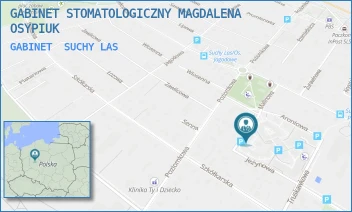 GABINET - GABINET STOMATOLOGICZNY MAGDALENA OSYPIUK - OS. POZIOMKOWE 10A/1B,  SUCHY LAS