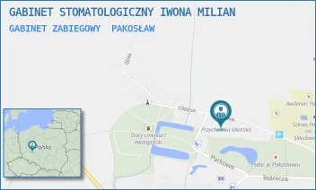 GABINET ZABIEGOWY - GABINET STOMATOLOGICZNY IWONA MILIAN - PARKOWA 4/A,  PAKOSŁAW