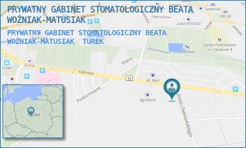 PRYWATNY GABINET STOMATOLOGICZNY BEATA WOŹNIAK-MATUSIAK - PRYWATNY GABINET STOMATOLOGICZNY BEATA WOŹNIAK-MATUSIAK - CHEŁMOŃSKIEGO 2,  TUREK