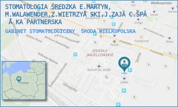 GABINET STOMATOLOGICZNY - STOMATOLOGIA ŚREDZKA E.MARTYN, M.WALAWENDER,Z.WIETRZYŃSKI,J.ZAJĄC.SPÓŁKA PARTNERSKA - SPORTOWA 9A,  ŚRODA WIELKOPOLSKA