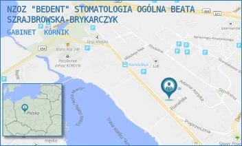 GABINET - NZOZ "BEDENT" STOMATOLOGIA OGÓLNA BEATA SZRAJBROWSKA-BRYKARCZYK - POZNAŃSKA 34A,  KÓRNIK