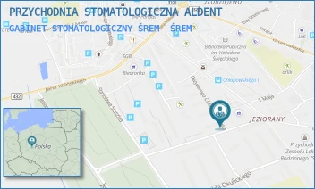 GABINET STOMATOLOGICZNY ŚREM - PRZYCHODNIA STOMATOLOGICZNA ALDENT - CHŁAPOWSKIEGO 31,  ŚREM
