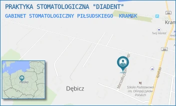 GABINET STOMATOLOGICZNY PIŁSUDSKIEGO - PRAKTYKA STOMATOLOGICZNA "DIADENT" - PIŁSUDSKIEGO 4,  KRAMSK