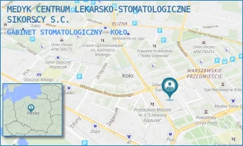 GABINET STOMATOLOGICZNY - MEDYK CENTRUM LEKARSKO-STOMATOLOGICZNE SIKORSCY S.C. - PRUSA 5,  KOŁO