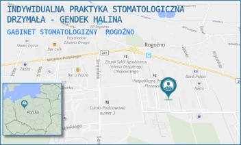 GABINET STOMATOLOGIZNY - INDYWIDUALNA PRAKTYKA STOMATOLOGICZNA DRZYMAŁA - GENDEK HALINA - KOŚCIUSZKI 57,  ROGOŹNO