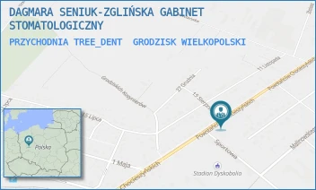 PRZYCHODNIA TREE_DENT - DAGMARA SENIUK-ZGLIŃSKA GABINET STOMATOLOGICZNY - POWSTAŃCÓW CHOCIESZYŃSKICH 54,  GRODZISK WIELKOPOLSKI