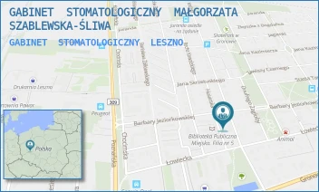 GABINET  STOMATOLOGICZNY - GABINET  STOMATOLOGICZNY  MAŁGORZATA  SZABLEWSKA-ŚLIWA - KMICICA 7,  LESZNO
