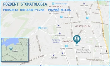 PORADNIA ORTODONTYCZNA - POZDENT STOMATOLOGIA - CZAJCZA 1A,  POZNAŃ-WILDA