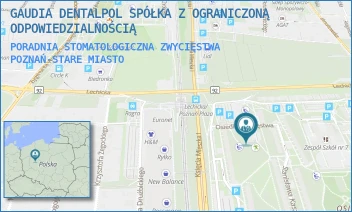 PORADNIA STOMATOLOGICZNA ZWYCIĘSTWA - GAUDIA DENTALPOL SPÓŁKA Z OGRANICZONĄ ODPOWIEDZIALNOŚCIĄ - OS. ZWYCIĘSTWA 108/102,  POZNAŃ-STARE MIASTO