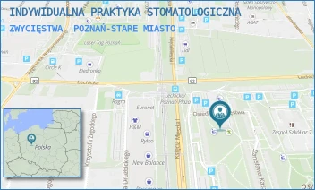 ZWYCIĘSTWA - INDYWIDUALNA PRAKTYKA STOMATOLOGICZNA - OS. ZWYCIĘSTWA 108/102,  POZNAŃ-STARE MIASTO