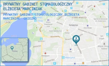 PRYWATNY GABINET STOMATOLOGICZNY ELŻBIETA MARCINIAK - PRYWATNY GABINET STOMATOLOGICZNY ELŻBIETA MARCINIAK - WARSZAWSKA 5,  GNIEZNO