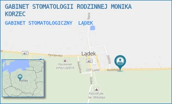 GABINET STOMATOLOGICZNY - GABINET STOMATOLOGII RODZINNEJ MONIKA KORZEC - KONIŃSKA 13,  LĄDEK