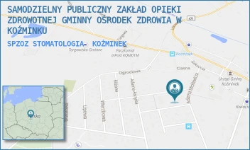 SPZOZ STOMATOLOGIA - SAMODZIELNY PUBLICZNY ZAKŁAD OPIEKI ZDROWOTNEJ GMINNY OŚRODEK ZDROWIA W KOŹMINKU - KOPERNIKA 10,  KOŹMINEK
