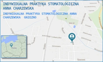 INDYWIDUALNA PRAKTYKA STOMATOLOGICZNA ANNA CHARZEWSKA - INDYWIDUALNA PRAKTYKA STOMATOLOGICZNA ANNA CHARZEWSKA - JABŁONIOWA 23,  GNIEZNO