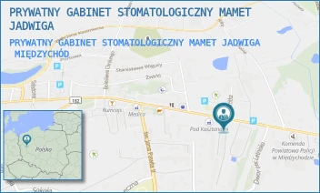 PRYWATNY GABINET STOMATOLOGICZNY MAMET JADWIGA - PRYWATNY GABINET STOMATOLOGICZNY MAMET JADWIGA - GEN. SIKORSKIEGO 16,  MIĘDZYCHÓD
