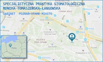 GABINET - SPECJALISTYCZNA PRAKTYKA STOMATOLOGICZNA MONIKA TOMASZEWSKA-ŁANGOWSKA - NARAMOWICKA 33B/108,  POZNAŃ-STARE MIASTO