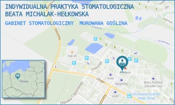 GABINET STOMATOLOGICZNY - INDYWIDUALNA PRAKTYKA STOMATOLOGICZNA BEATA MICHALAK-HEŁKOWSKA - KRĘTA 42,  MUROWANA GOŚLINA