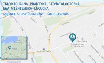 GABINET STOMATOLOGICZNY - INDYWIDUALNA PRAKTYKA STOMATOLOGICZNA EWA WIŚNIEWSKA-LECUONA - STRZELECKA 6,  ŚWIĘCIECHOWA