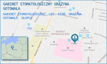 GABINET STOMATOLOGICZNY  LEK. STOM. GRAŻYNA GOTOWAŁA - GABINET STOMATOLOGICZNY GRAŻYNA GOTOWAŁA - SIKORSKIEGO 1/132,  SŁUPCA