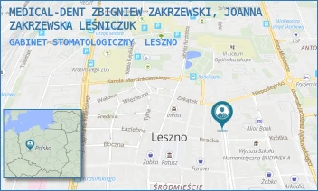 GABINET STOMATOLOGICZNY - MEDICAL-DENT ZBIGNIEW ZAKRZEWSKI, JOANNA ZAKRZEWSKA LEŚNICZUK - BOLESŁAWA CHROBREGO 48,  LESZNO